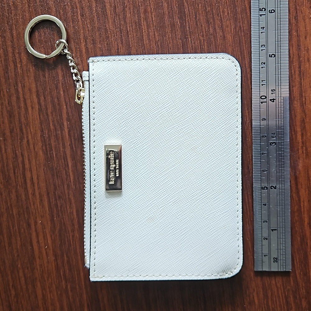 Kate Top-Zip Key Chain, Coin Pouch Cardholder Wallet